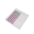 Custom Wholesale PET PVC Clear Makeup Brush Blister Packaging Tray